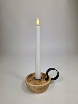 Magic Flame Candles led kaars met druipend kaarsvet - wit.