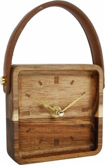 Klok &quot;Vienne&quot; S hout