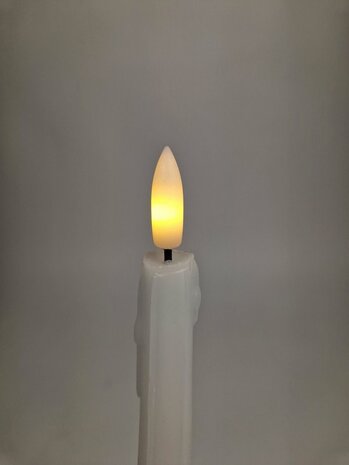 Magic Flame Candles led kaars met druipend kaarsvet - wit.
