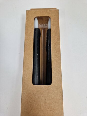 Magic Flame Candles led kaars met druipend kaarsvet - zwart.